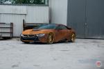 BMW i8 Austin Mahone Rusted by MetroWrapz on Vossen Wheels (VPS-305T) 2016 года